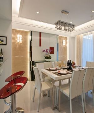 96平米房子新中式餐厅设计图片欣赏