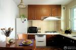110平米户型田园风格厨房橱柜设计效果图片