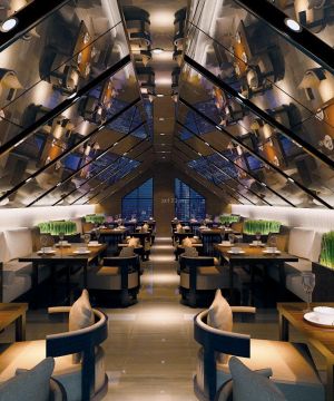2025现代中式风格餐厅装修效果图