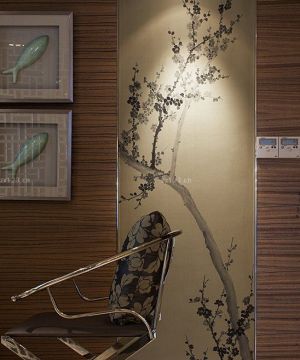 2025中式图案壁纸实景图