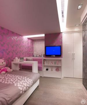 最新110平米现代风格卧室壁纸效果图片欣赏