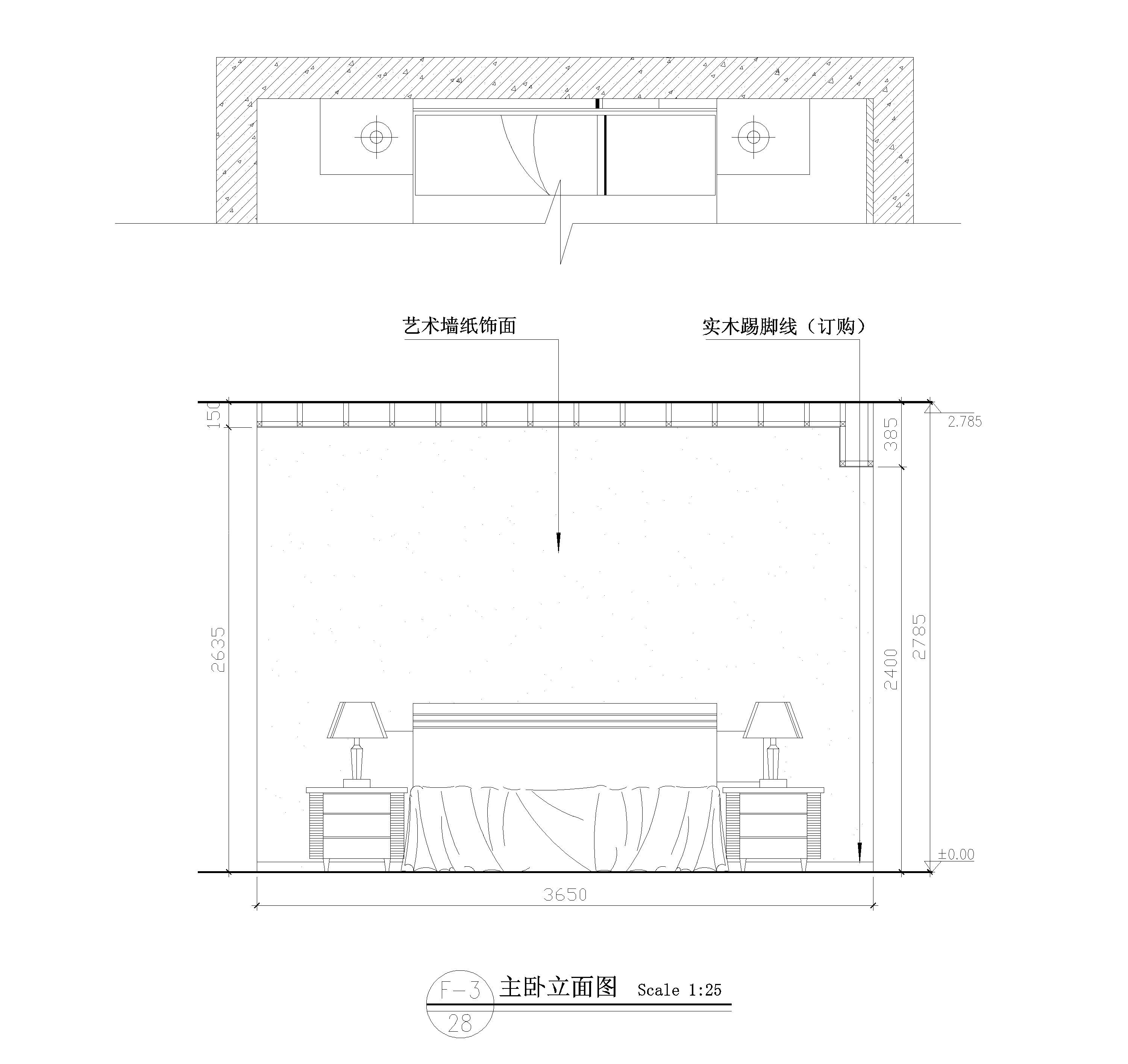 最新110平米卧室装修平面图