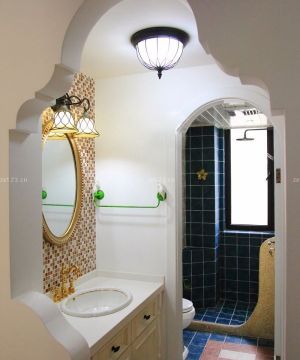 140平米房子卫生间卫浴隔断设计效果图欣赏