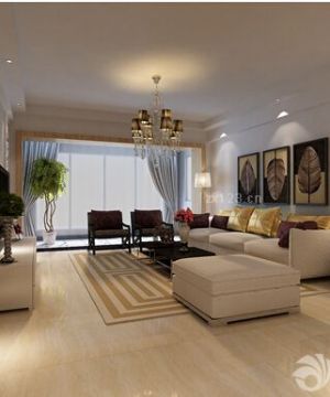 2023现代风格客厅沙发背景墙设计图