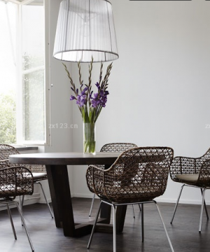 88平房屋北欧餐厅设计效果图欣赏