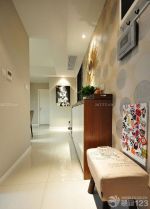 最新80平米家装进门玄关换鞋凳图片大全