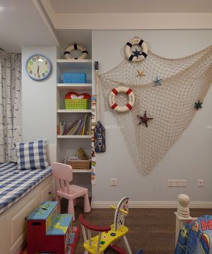 最新125平米简约美式飘窗储物柜实景图欣赏