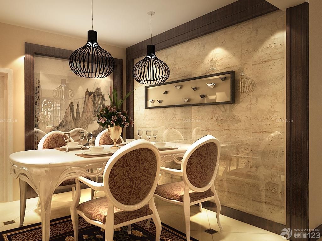 欧式风格餐厅装修风格装修案例