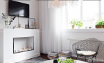 最新40平米居室北欧风格白色墙面设计图片