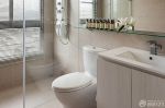 最新100平米房屋现代卫生间淋浴隔断设计图片
