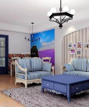 2023地中海风格家装客厅设计图片