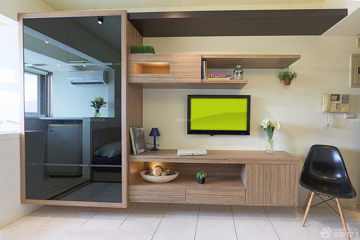 30平米公寓家具组合柜装修图片