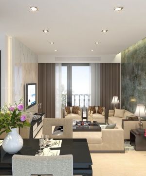 2025现代客厅沙发背景墙设计图