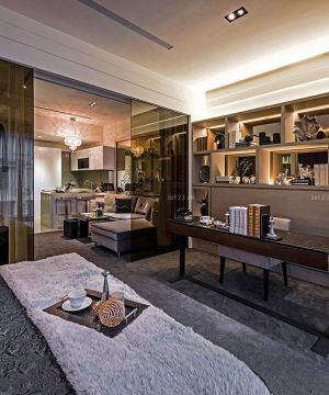 2025最新卧室兼书房装修实景图