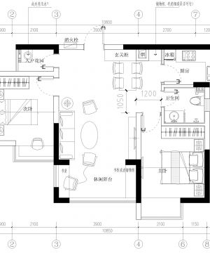 70平米小户型平面图2023