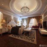 2025卧室圆形吊顶效果图