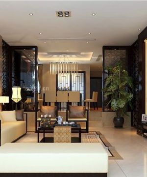 2025中式风格电视背景墙设计图