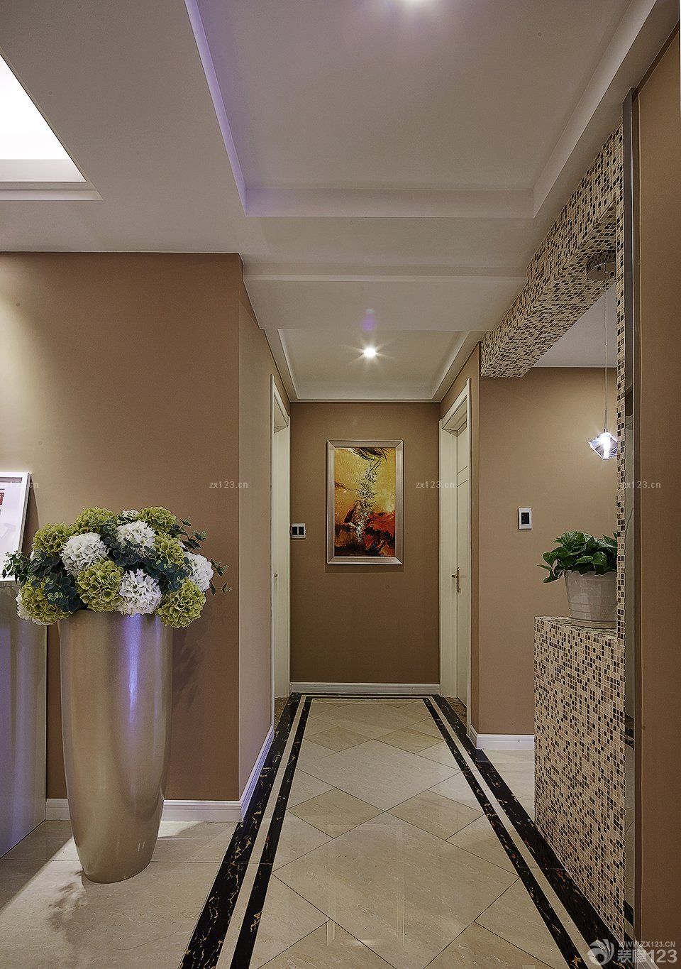 两房两厅小户型过道玄关装修实例图大全