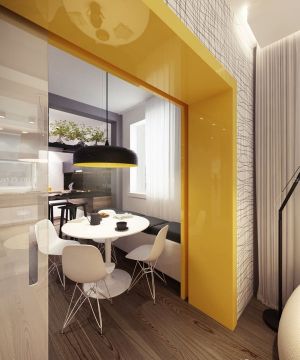 2023最新简装小户型餐厅装修实景图