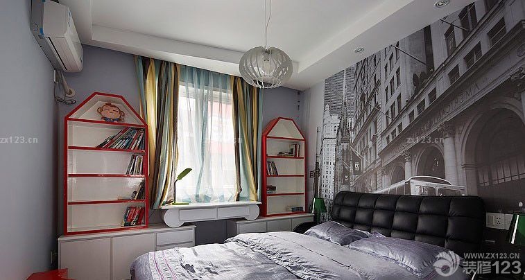53平米小户型床设计装修效果图