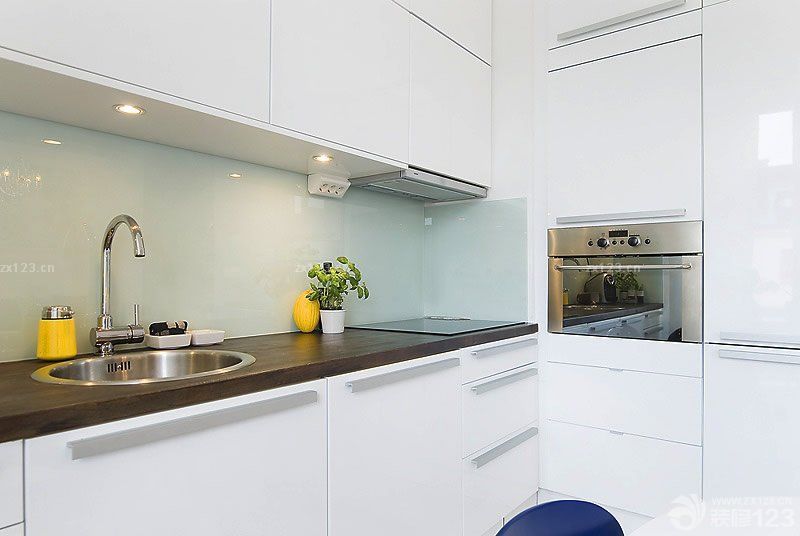 国外经典小户型整体橱柜效果图