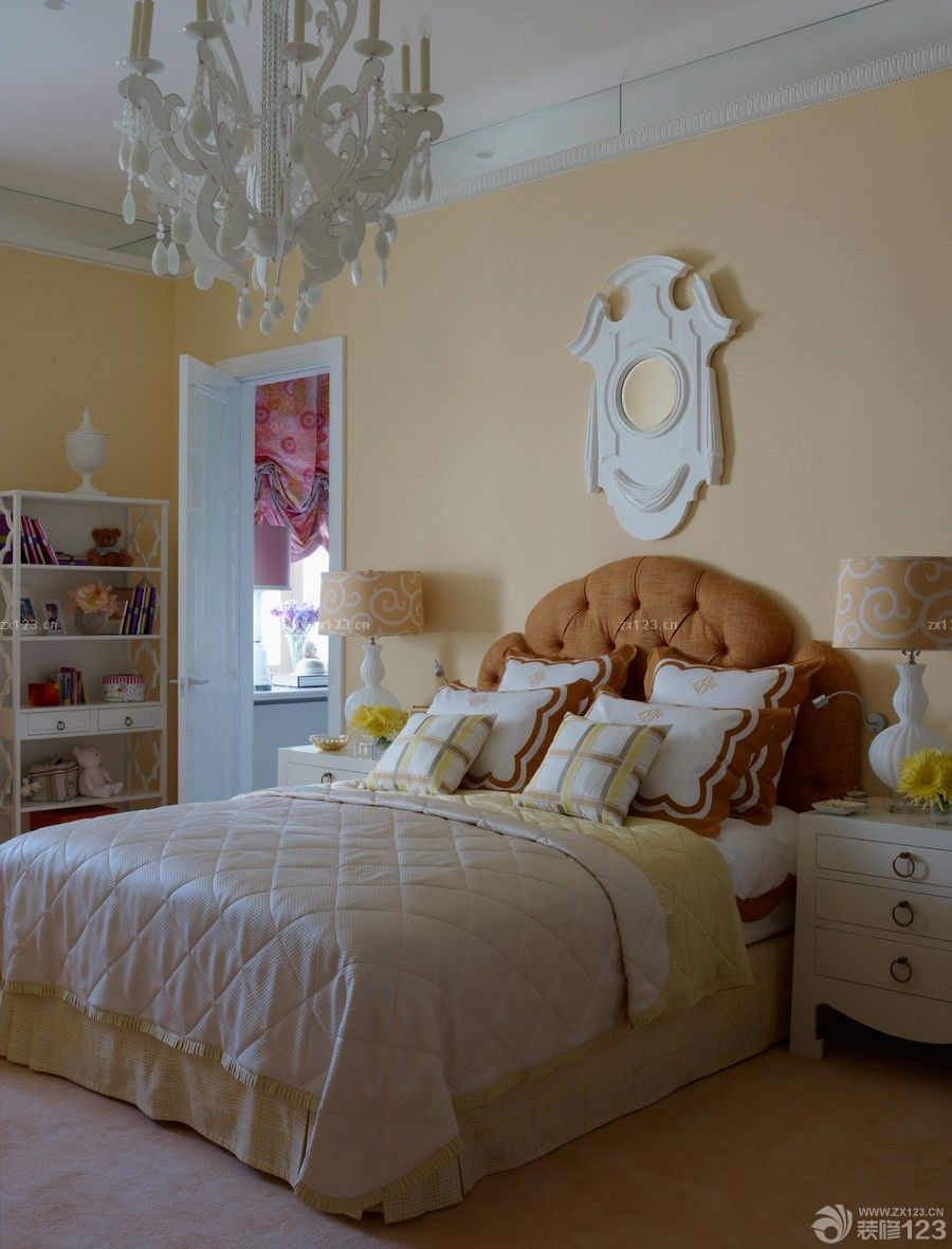 最新80平米小户型简约风格主卧室平面图