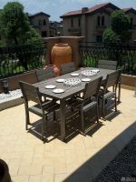 露天阳台餐厅设计实景图片