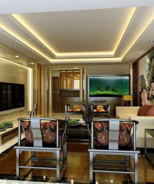 2025中式风格客厅装饰图欣赏