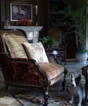 2025最新现代美式单人沙发装修图片