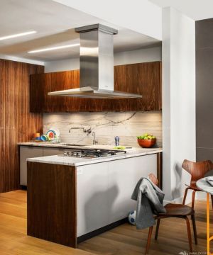 最新小户型敞开式厨房橱柜设计图片大全2023