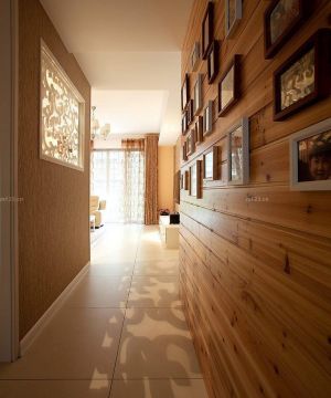 简约沉稳风格小户型过道吊顶实景图欣赏