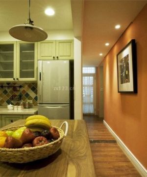 小户型敞开式厨房家装走廊效果图欣赏2023