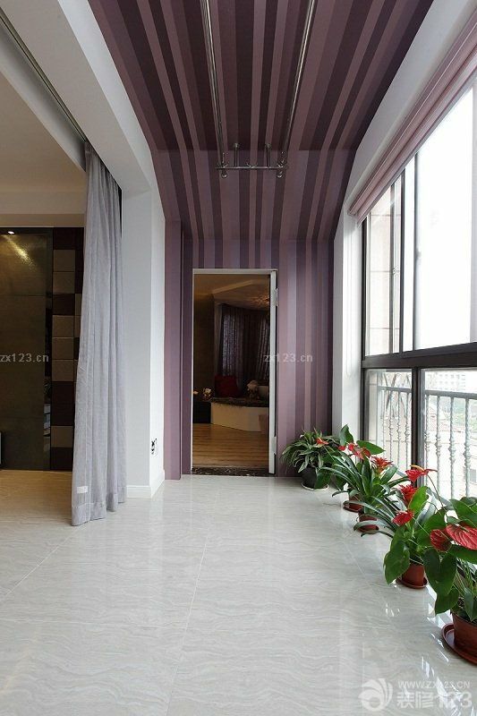 阳台简约风格吊顶设计图片