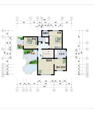 2023乡村三层别墅户型图