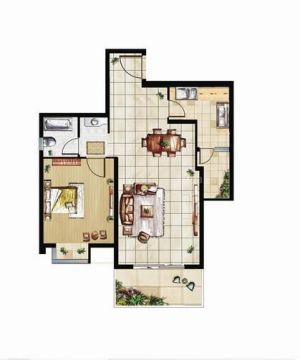 18平米小户型单身公寓户型图2023
