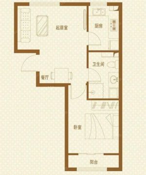 单身公寓户型图大全2023欣赏