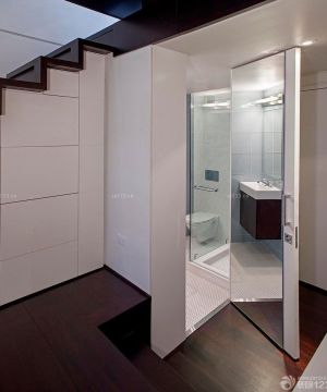 最新复式一室一厅卫生间装修效果图 