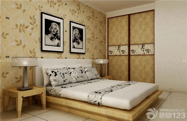 一室一厅新房简约风格主卧室装修效果图欣赏