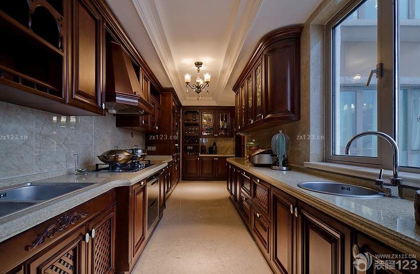 整体厨房橱柜颜色效果图片大全