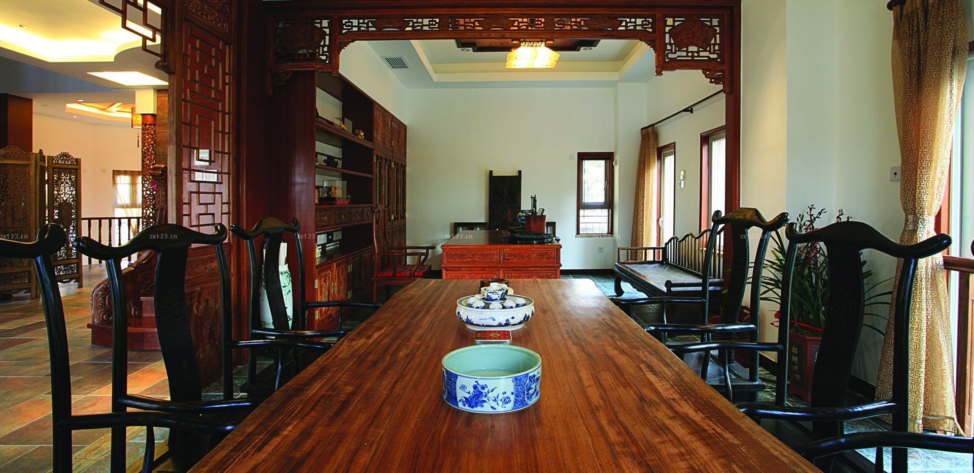 中式风格设计实木家具图片大全