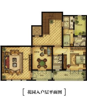 2025农村自建房简单小别墅花园入户层户型图