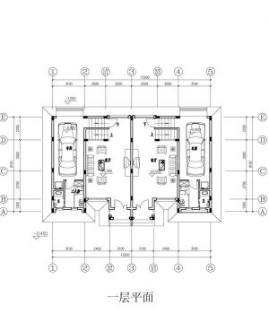 农村简单小联排别墅户型图2023