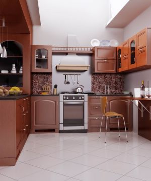 最新90平两居室厨房简欧风格装修效果图欣赏