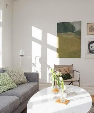 北欧风格小户型客厅效果图片