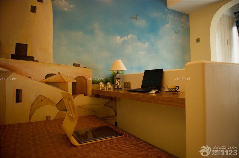 小书房榻榻米设计效果图