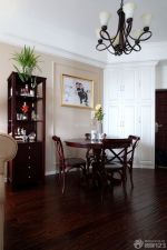 2025实木美式餐桌装修图片大全