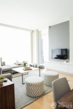 最新2025小户型客厅影视墙装修图片欣赏