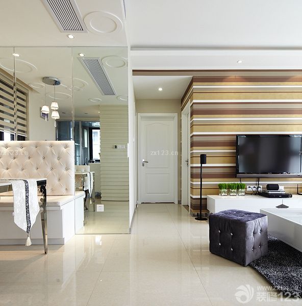 一室一厅简约风格玄关装修图片大全