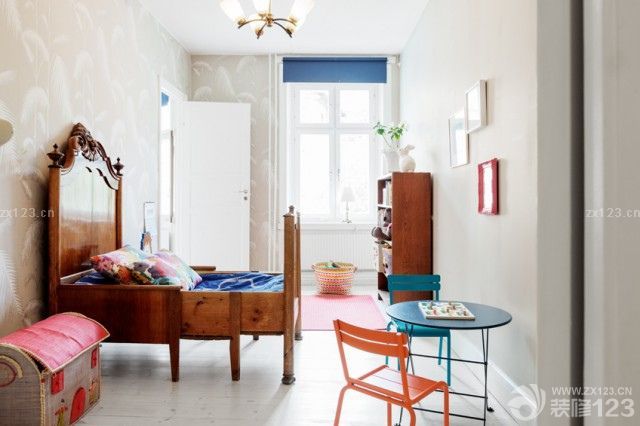 简欧风格小户型一室一厅卧室装修图片欣赏