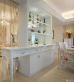 90平两居室简欧风格酒柜隔断效果图欣赏